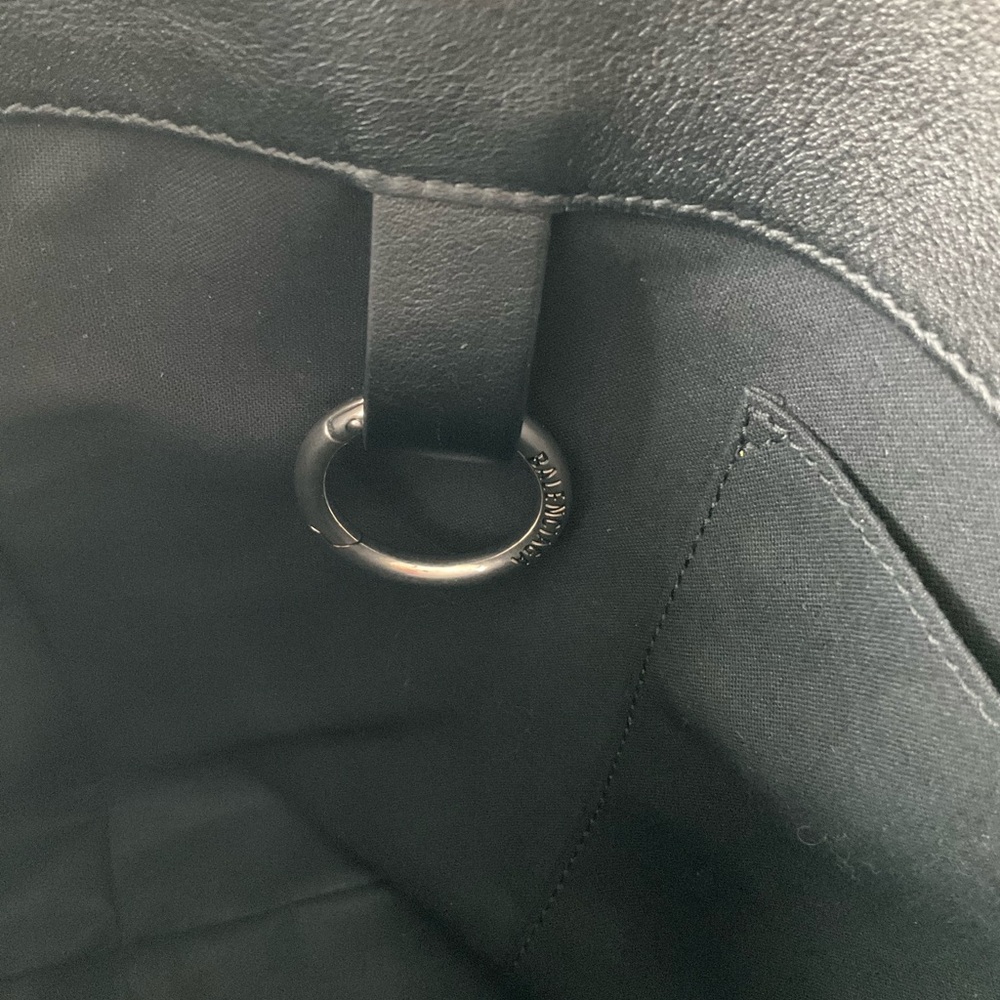 Balenciaga Tote JUMBO Ivory & Black Canvas Bag - Picture 10 of 13